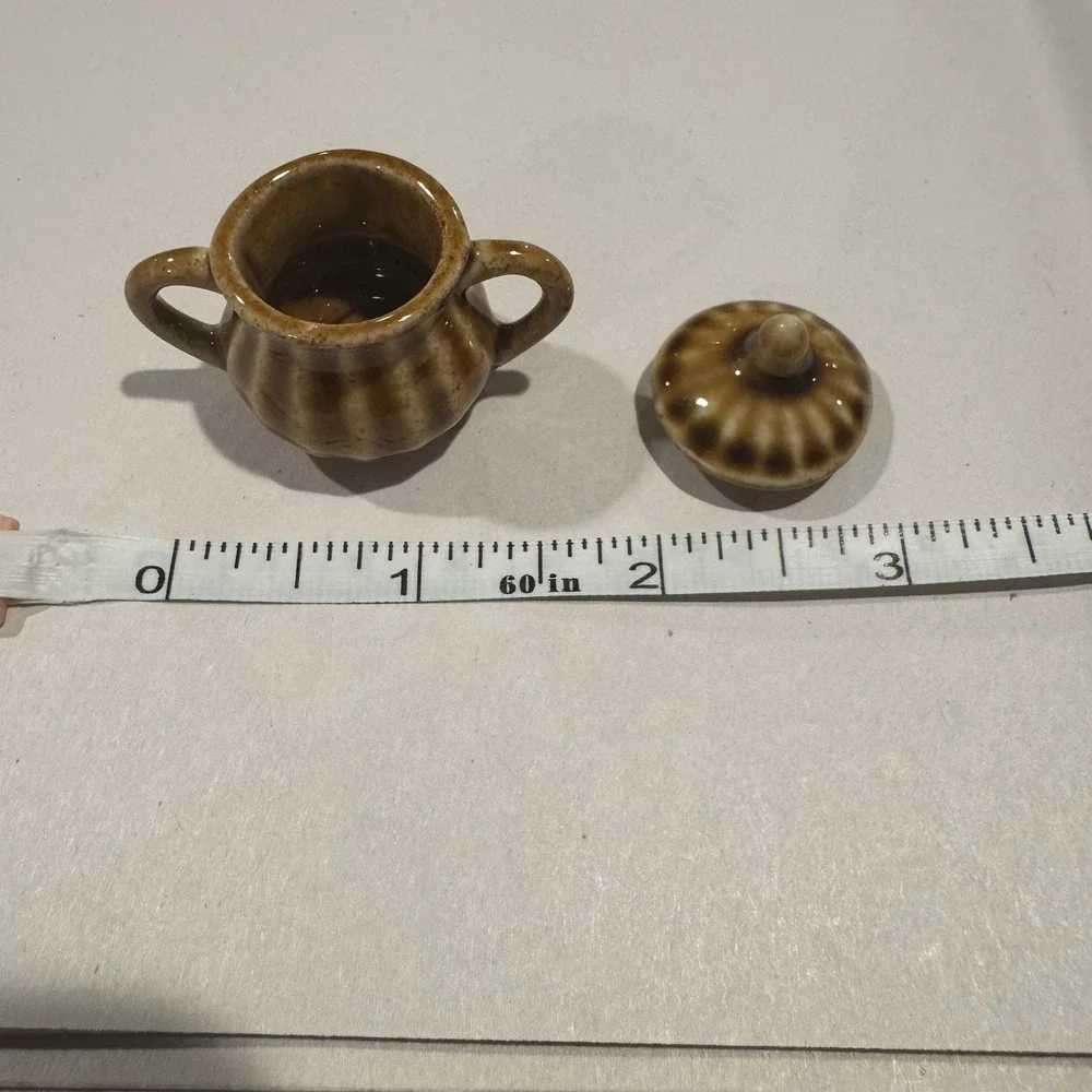 Vintage Miniature Tea Set 8 Pcs Made in Thailand
